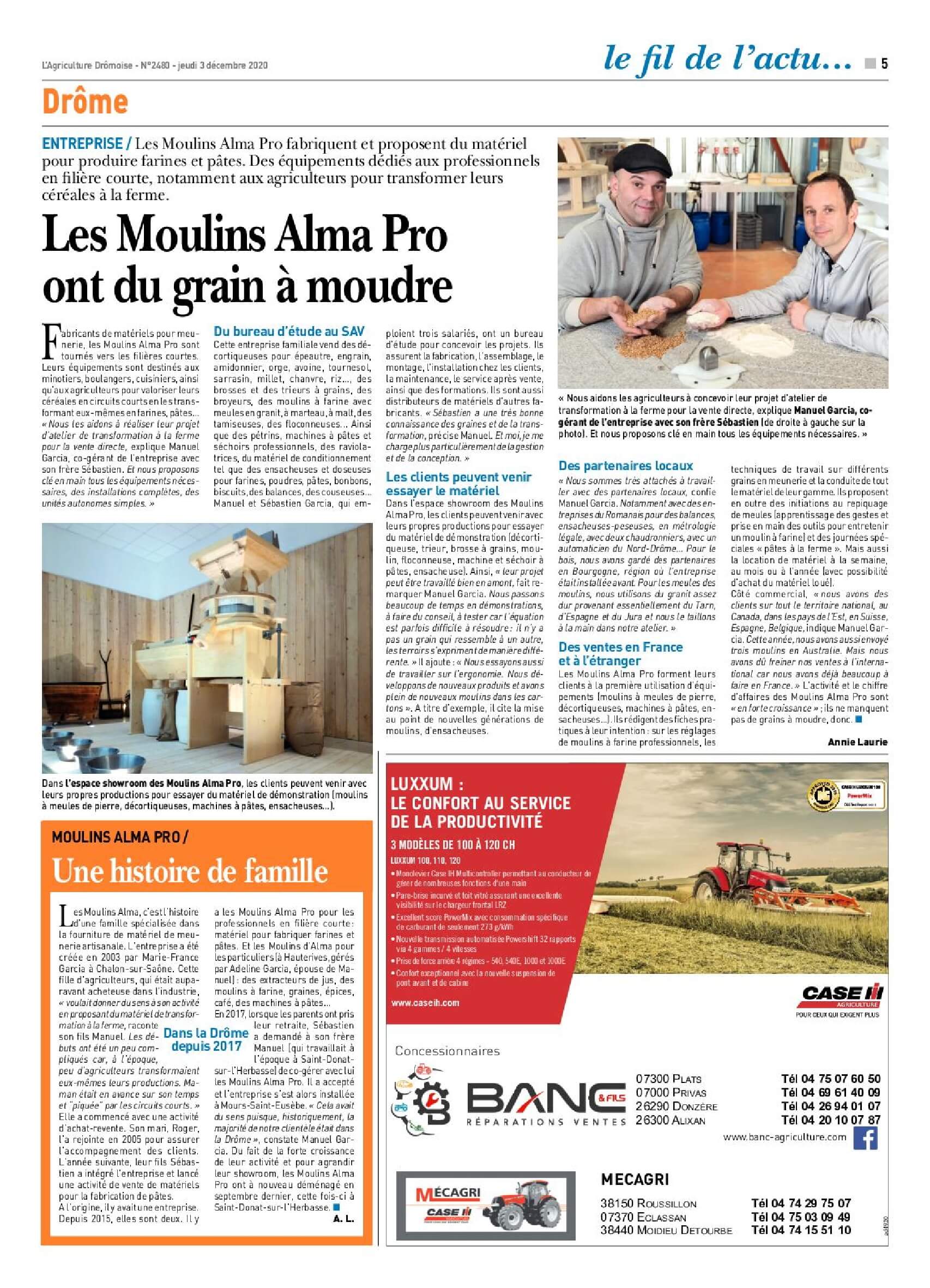Fabricant moulin à blé