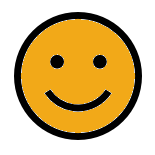 smiley orange