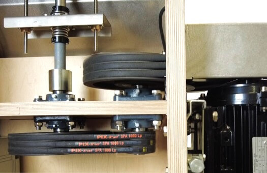 Un procédé de meule sur ressort amortisseur... :) farine_native