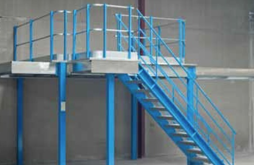 25m² suffisent pour une installation de farine 150T/an mezzanine-plateforme-installation-meunerie-meules-pierre-moulin-farine