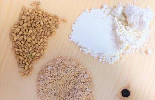 Un bon déroulé du grain à froid en un seul passage farine-de-meules