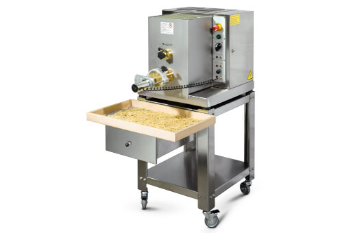 PM18 en version Inox, pour petit atelier de production de pâtes sèche ou restaurant jusqu'à 100 couverts Machines-a-pâtes-artisanales-professionnelles-vente-directe