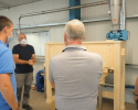 Laurent explique ici la différence des types de tamisage formation_meunerie_meules