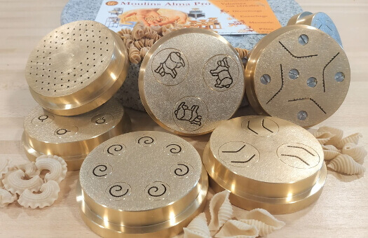 Des centaines de formes de pâtes disponibles à la demande ! matrices_filieres_extrudeuse_presse_machine_a_pates