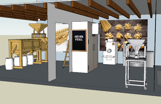 Exemple d'une étude d'implantation pour petite production de farine et pâtes à la ferme Exemple d'une étude d'implantation pour petite production de farine et pâtes à la ferme