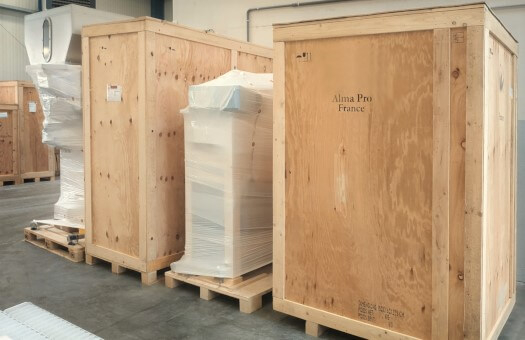 Ensemble de production de farine 100Kg/h prêt à partir pour l'export Ensemble de production de farine 100Kg/h prêt à partir pour l'export